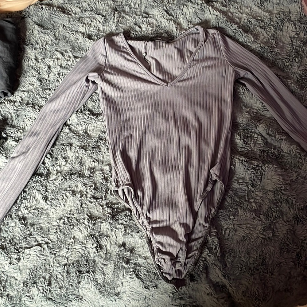 Ribbed body suit